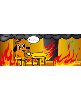 SUPE THIS IS FINE 92X36 CM HIIRIMATTO Main Image