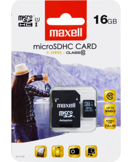 Maxell MICRO SDHC 16GB CLASS10 +ADAPTERI Main Image