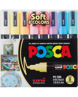 UNI POSCA PC-5M PASTELLI MAALIKYNÄSETTI Main Image