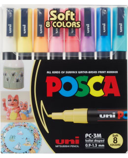 UNI POSCA PC-3M PASTELLI MAALIKYNÄSETTI Main Image