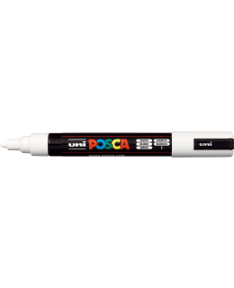 UNI POSCA PC-5M 52 WHITE MAALIKYNÄ Main Image