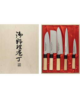 Satake Noushu Masamune 5 kpl veitsisetti puulaatikossa Main Image
