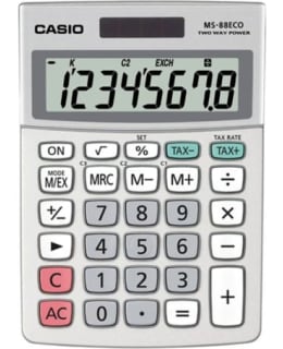 CASIO MS-88 ECO PÖYTÄLASKIN 8 NUM Main Image