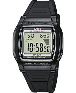 CASIO W-201-1AVEG ANADIGI Main Image