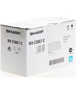 SHARP TONER MXC30GTC MX-C30GT CYAN Main Image