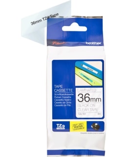 BROTHER TZE161 36 BLACK ON CLEAR Main Image