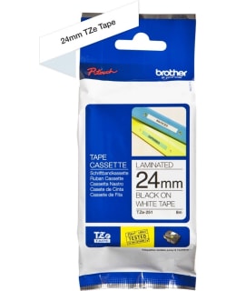 BROTHER TZ251 24MM B/W P-TOUCH TAPE Main Image