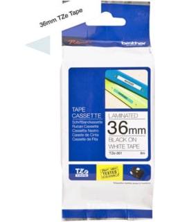 BROTHER TZE261 TAPE BLACK/WHITE 36MM 8M Main Image