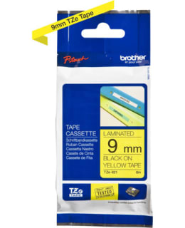 BROTHER TZE621 TAPE BLACK/YELLOW 9MM 8M Main Image
