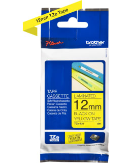 BROTHER TZE631 TAPE BLACK/YELLOW 12MM 8M Main Image