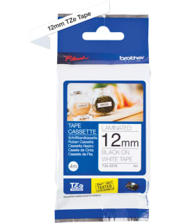 BROTHER TZE231S2 BLACK/WHITE 12MM 4M Main Image