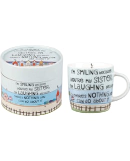 Churchill Laugh Sister Mug in a gift box Main Image