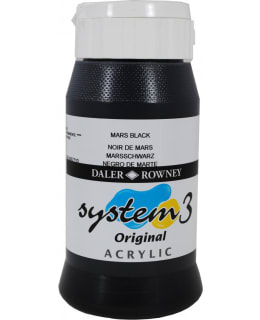 DR System 3 acrylic 500ml 036 Mars black Main Image