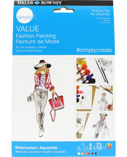 Daler-Rowney Simply Activity Fashion akvarellisetti Main Image
