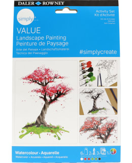 Daler-Rowney Simply Activity Landscape akvarellisetti Main Image