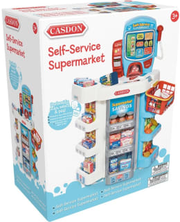 Casdon Supermarketti kassalla, maksuvälineillä ja leikkiruoilla Main Image