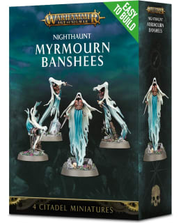 Warhammer Age of Sigmar Nighthaunt Myrmourn Banshees miniatyyri Main Image