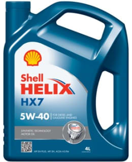 SHELL HELIX HX7 5W-40 4L MOOTTORIÖLJY Main Image