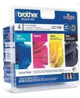 BROTHER LC1100 NELIVÄRIPAKKAUS Main Image