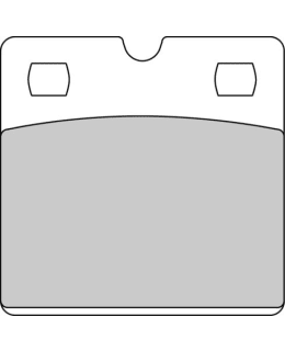 FERODO FDB204 BRAKE PADS ORGANIC PLATINU Main Image