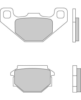 FERODO FDB828 BRAKE PADS ORGANIC PLATINU Main Image