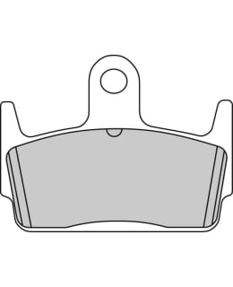 FERODO FDB2101 BRAKE PADS ORGANIC ARGENT Main Image