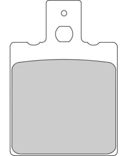 FERODO FDB207 BRAKE PADS ORGANIC CP1 RAC Main Image