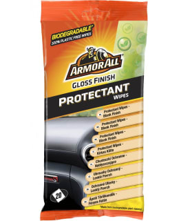 Armor All Wipes 20 kpl kumi & muovi kirkas puhdistusliina Main Image
