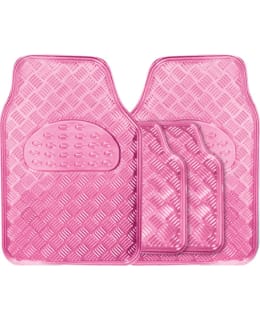 SW CHECKER PINK 4OS CAR MAT SET Main Image