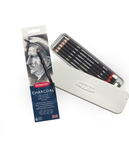 DERWENT CHARCOAL TIN OF 6 Main Image