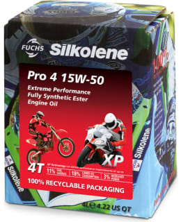 SILKOLENE PRO 4 15W-50 XP 4L CUBE (4X4L) Main Image
