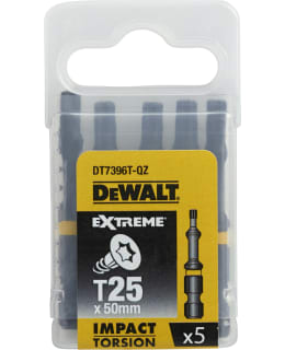 DEWALT 57 5KPL TORS-ISKURUUVIKÄRJET T25 Main Image