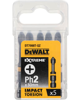 DEWALT 57 5KPL TORS-ISKURUUVIKÄRJET PH2 Main Image