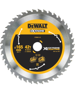 DEWALT FV 165X20 42T CSB PYÖRÖSAHANTERÄ Main Image