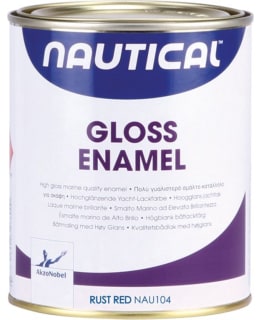 Nautical Gloss Enamel Rust Red 750 ml veneen pintamaali Main Image