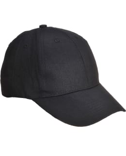 PW B010BKR SIX PANEL BASEBALL CAP Main Image