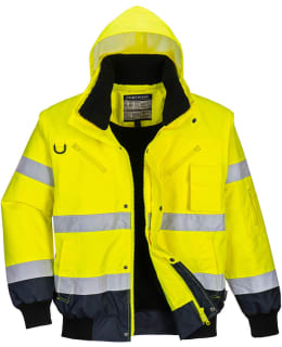PORTWEST C465YNR HI-VIS BOMBER-TAKKI L Main Image