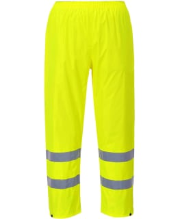 PORTWEST H441YER HIVIS RAIN PANTS M Main Image