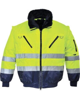 PORTWEST PJ50YNR HIVIS PILOTTITAKKI 5XL Main Image