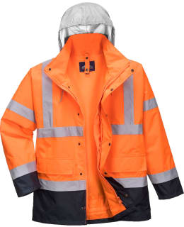 PORTWEST S471ONR HIVIS 4IN1 TAKKI  3XL Main Image