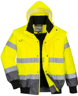 PORTWEST C465YGY HI-VIS BOMBER-TAKKI XXL Main Image
