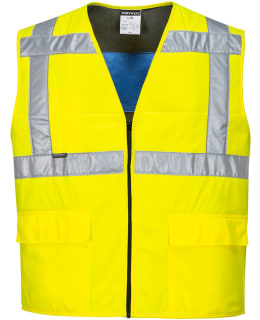 PORTWEST CV02YER HiVis VEST XX/3X Main Image