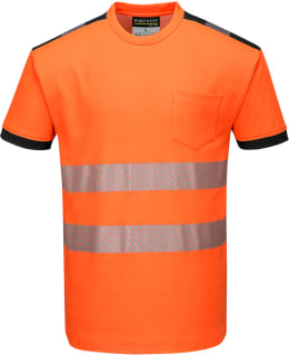 PW T181 OR/MU HI-VIS T-PAITA L Main Image