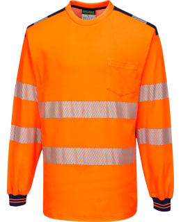 PW T185 OR/SIN HI-VIS PITKÄH T-PAITA L Main Image