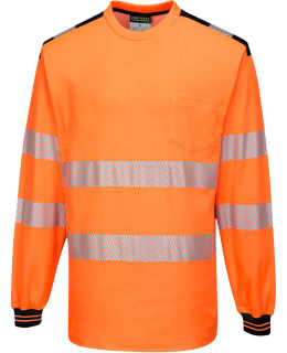 PW T185 OR/MU HI-VIS PITKÄH T-PAITA XXL Main Image
