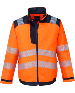 PW T500 OR/SIN HIVIS- TYÖTAKKI M Main Image