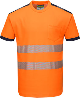 PW T181 OR/SIN HI-VIS T-PAITA 4XL Main Image