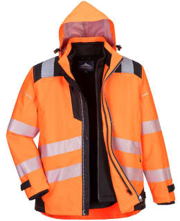 PW PW365 OR/MU HI-VIS 3-IN-1 TAKKI S Main Image