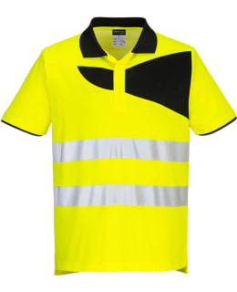 PORTWEST PW212YB HI-VIS PIKEE-PAITA L Main Image