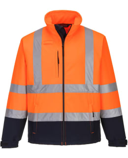 PORTWEST S425ONR HIVIS SOFTSHELTAKKI L Main Image